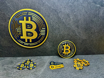 Bitcoin Poker Chips Grün 5 Stück