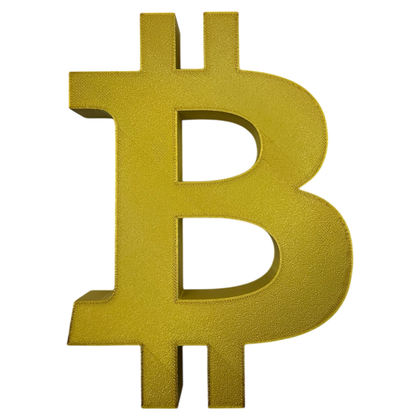 Bitcoin Skulptur Gold 175x130x30 mm