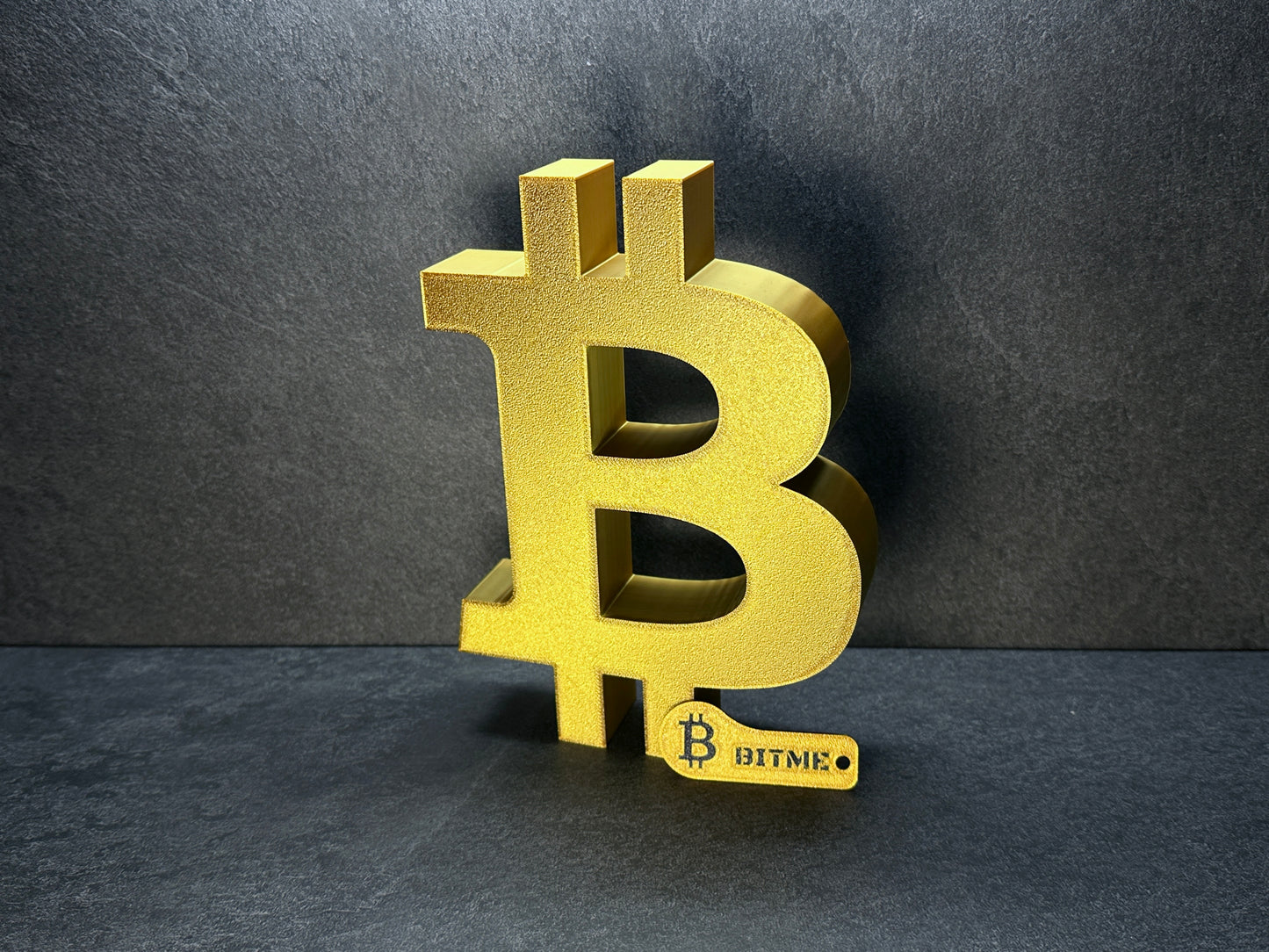 Bitcoin Skulptur Gold 175x130x30 mm